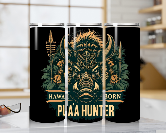 Pua’a Hunter 20oz Stainless Steel Tumbler – Hawaiian Wild Boar Edition